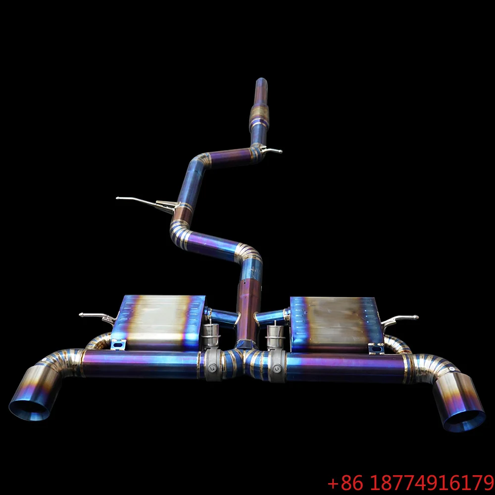

High Quality OEM Titanium Catback Exhaust Pipes for 7/7.5 MK7/MK7.5/8/MK8/GTI 2.0T 2020-2024 Racing Valvetronic Muffler