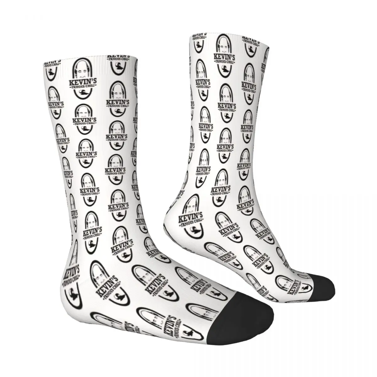 Famous Chili White Kevin Socks Male Mens Women Autumn Stockings Hip Hop