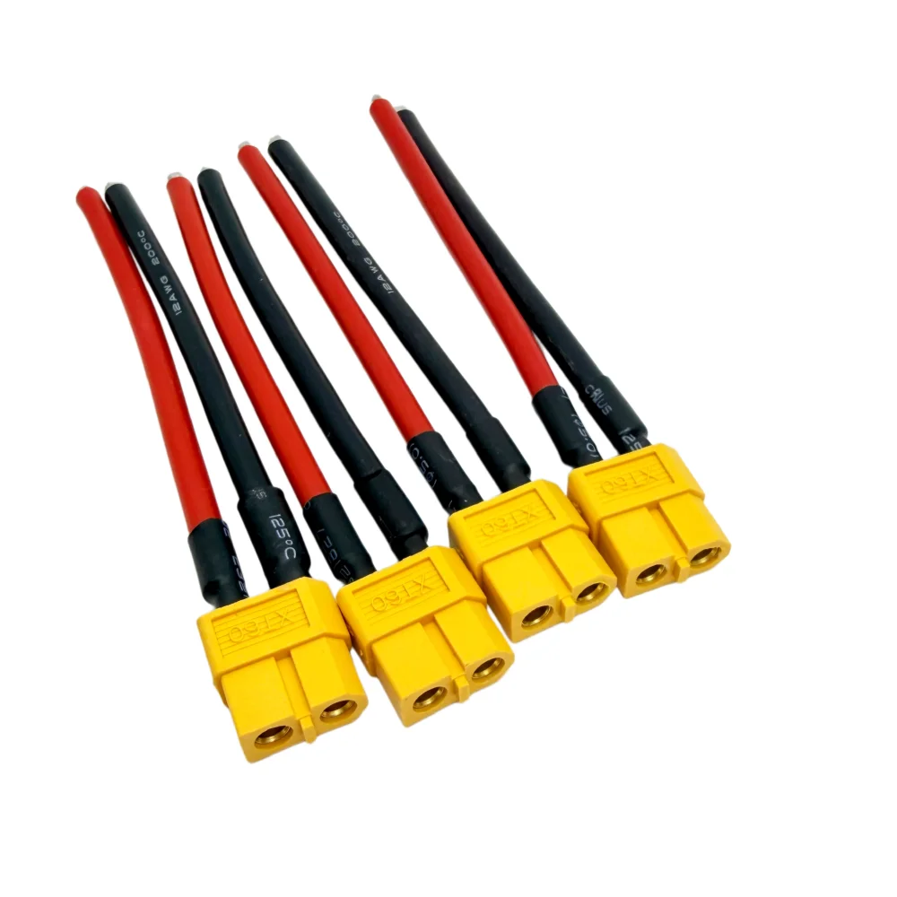 12AWG XT60 Stecker-Buchse-Verbindungskabel mit Silikon-Verlängerungskabel Batterieanschluss 10CM für RC-Akku ESC – Detail 9