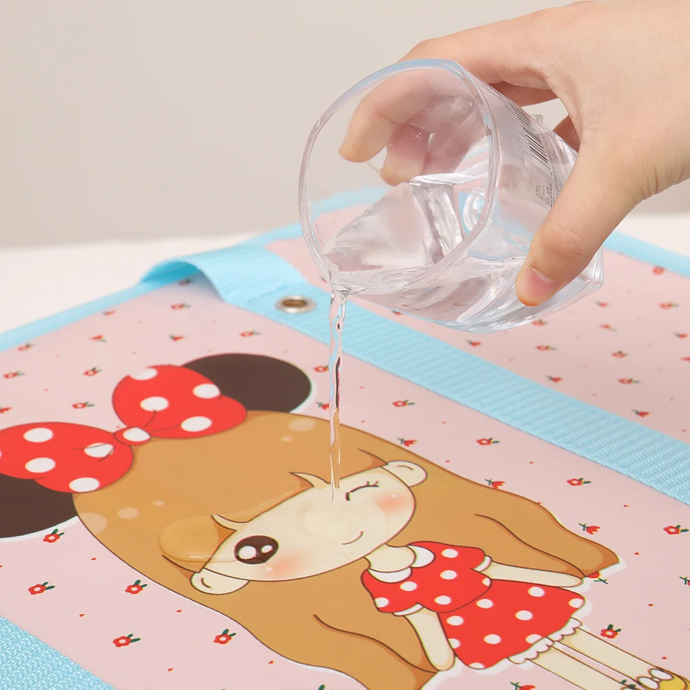 Tragbare Cartoon Vlies Quilt Aufbewahrung tasche große Kapazität wasserdichte Reise Shopping-Paket Spielzeug Organisation gefaltete Tasche – Detail 15