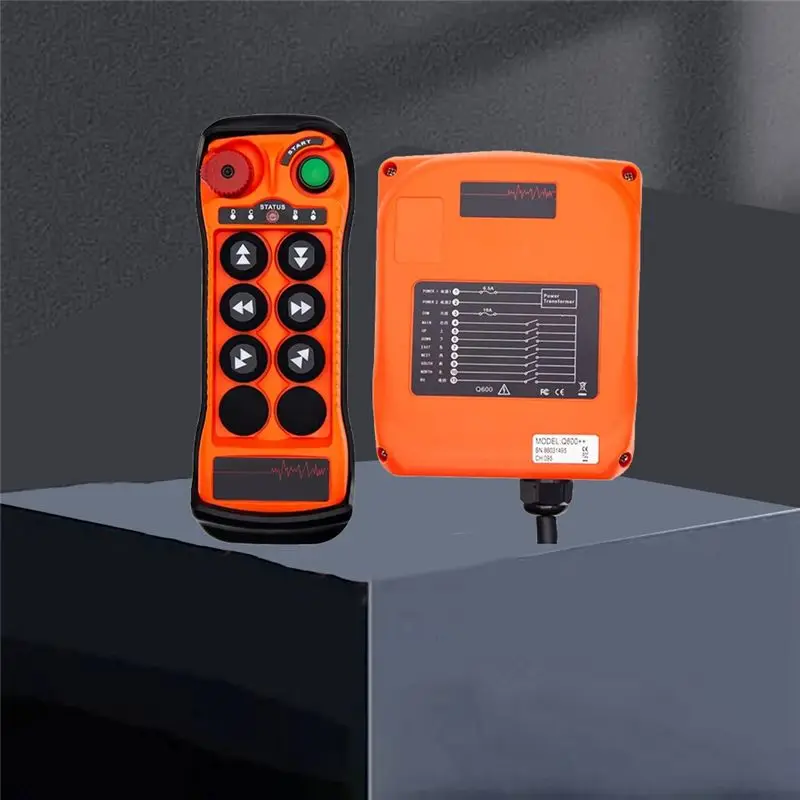 ABVC Lift Switch ACDC 110-460V Q600 Industrial Remote Control For Cranes Infinitely Matched Code Large Instruments Control