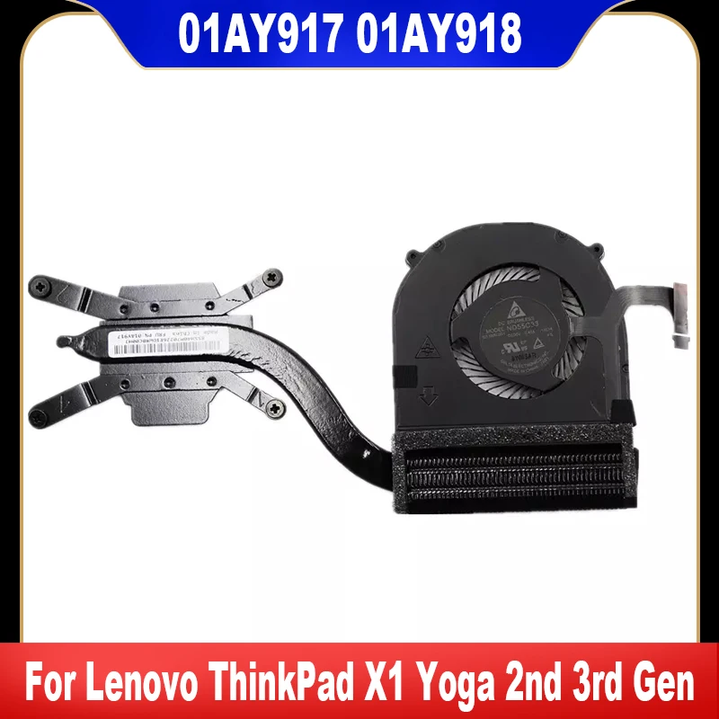 

​New Original For Lenovo ThinkPad X1 Yoga 2nd 3rd Gen Laptop Cooling Fan Cooler Fan Heatsink 01AY917 01AY918 01AX830 01AX999