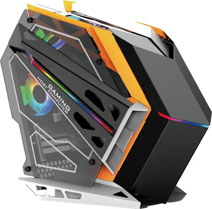 2023Latest Release High Quality Micro Atx Gaming Casing Argb Led Pc Cabinet Computer Chassis Cases For Gamer