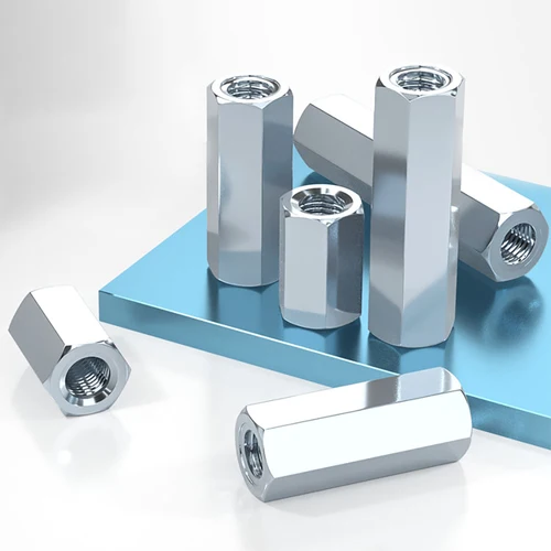Imagen 2 del producto Espaciador hexagonal de acero al carbono M4 M5 M6 M8 M10, acoplamiento de varilla larga, tuerca hexagonal, longitud del perno 10-60mm