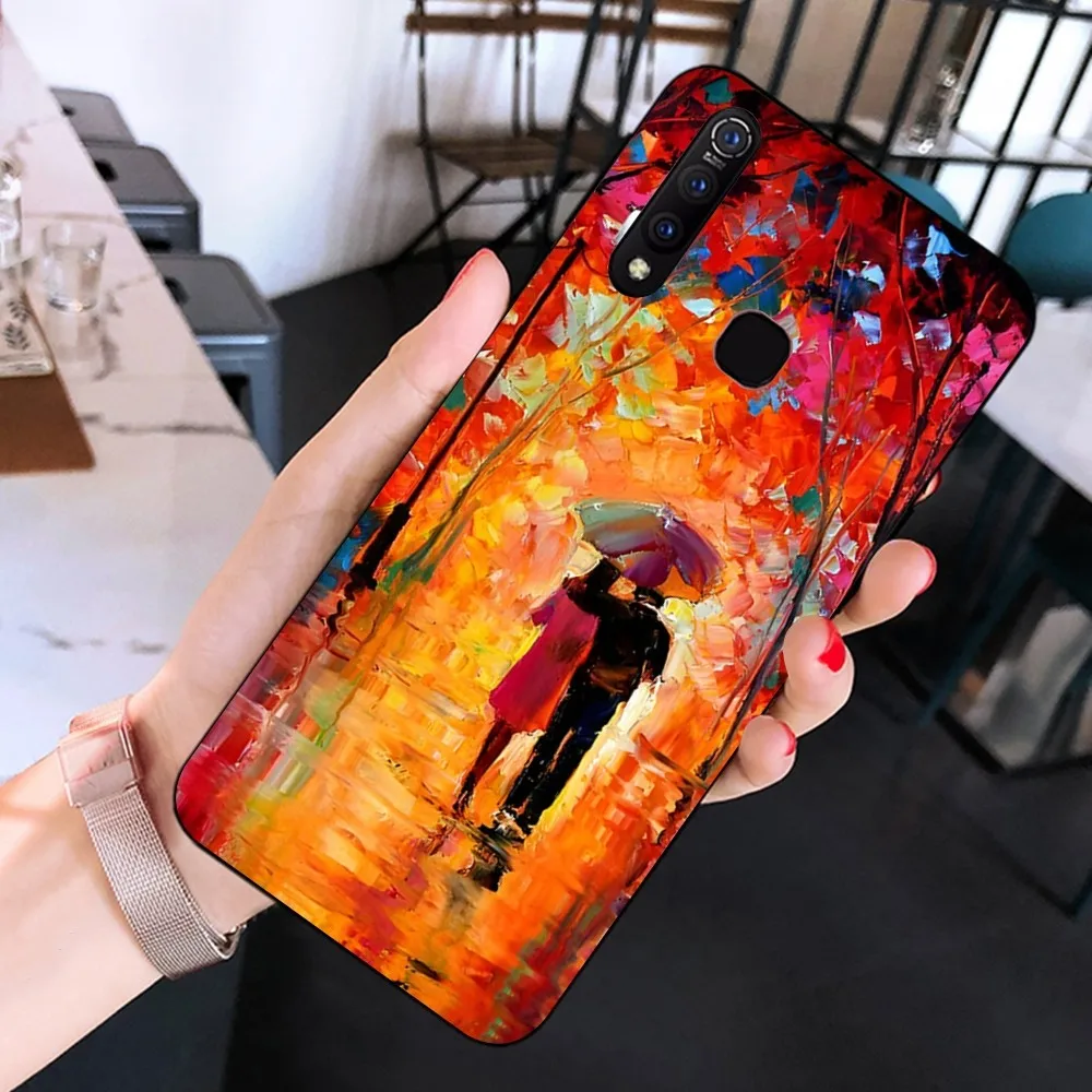 L-Leonid A-Afremov Oil Painting Phone Case For Huawei Y9 6 7 5 Prime Enjoy 7s 7 8 plus 7a 9e 9plus 8E Lite Psmart Shell