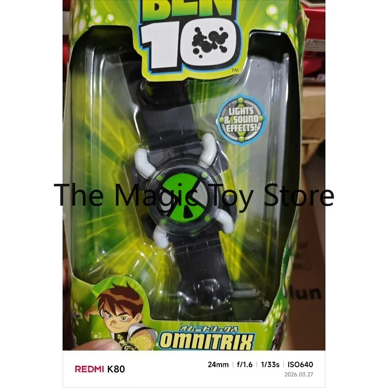 Original Bandai Ben 10: Teenage Mutant Hacker First Generation Watch Figure Collaboration Set Collectible Model Toy