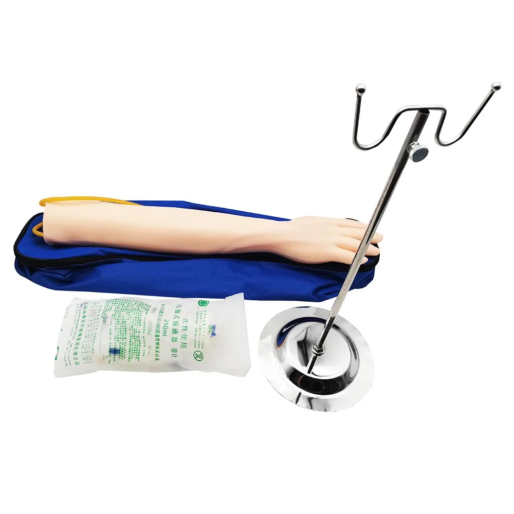 Intravenous Practice Arm Kit PVC High Simulation Nurse Blood Drawing Practice Injection Model Asmr Medical School Supplies