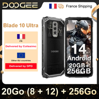 DOOGEE Blade 10 Ultra, Rugged Smartphone 20GB(8+12) 256GB 50MP Camera 5150mAh 6.56\