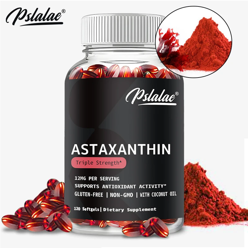 

Astaxanthin - Promotes Cardiovascular Health and Speeds Up Metabolism, Supporting Eye, Joint and Skin Health