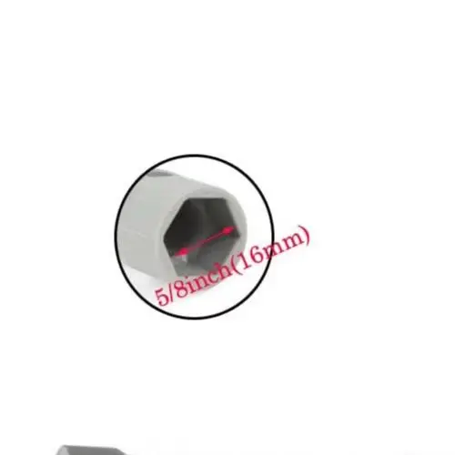 White ABS Socket Wrench 118305 for Kitchen Faucet Mounting Installation Behind Sink 5/8 inch 13/16 inch Compatibility