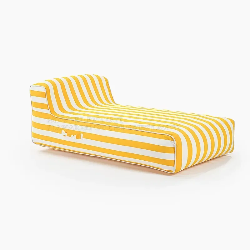 Foldable Inflatable Pool Lounger Portable Air Floating Chair for Beach Camping Outdoor Leisure Sunbathing Lazy Sofa Bed