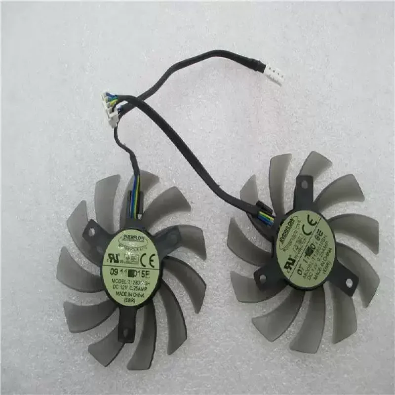 Fan T128010SH for ASUS STRIX Raptor GTX750Ti GTX950 GTX960 R9 370