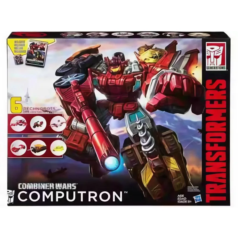 Original Hasbro GENERATIONS Transformers Toy COMBINER WARS COMPUTRON Anime Figure Collection Model Toy