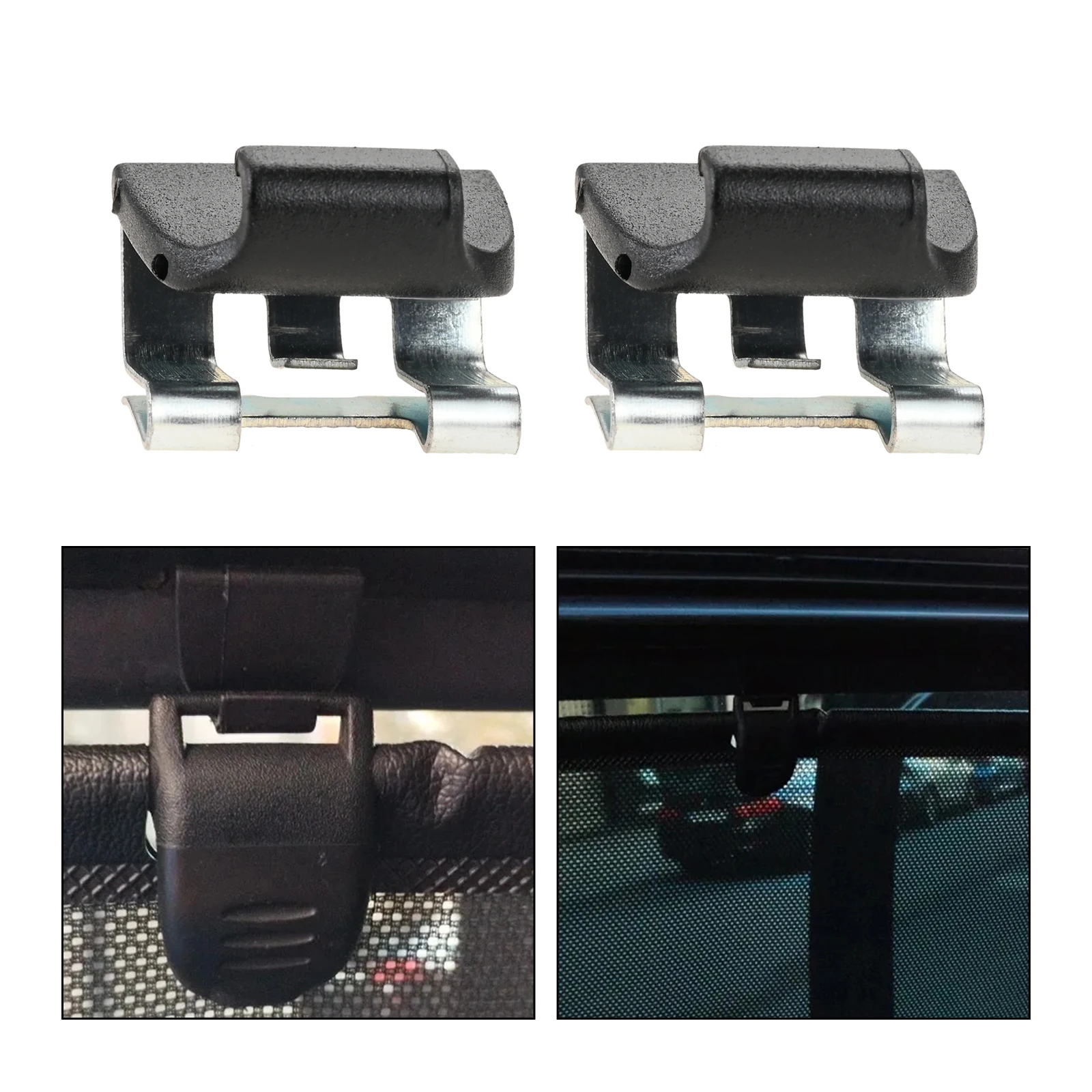 2Pcs Curtain Clip Car Door Side 8200163859 for Renault Megane MK2 Scenic MK2 Laguna MK2 Fluence Megane MK3 Car Accessories