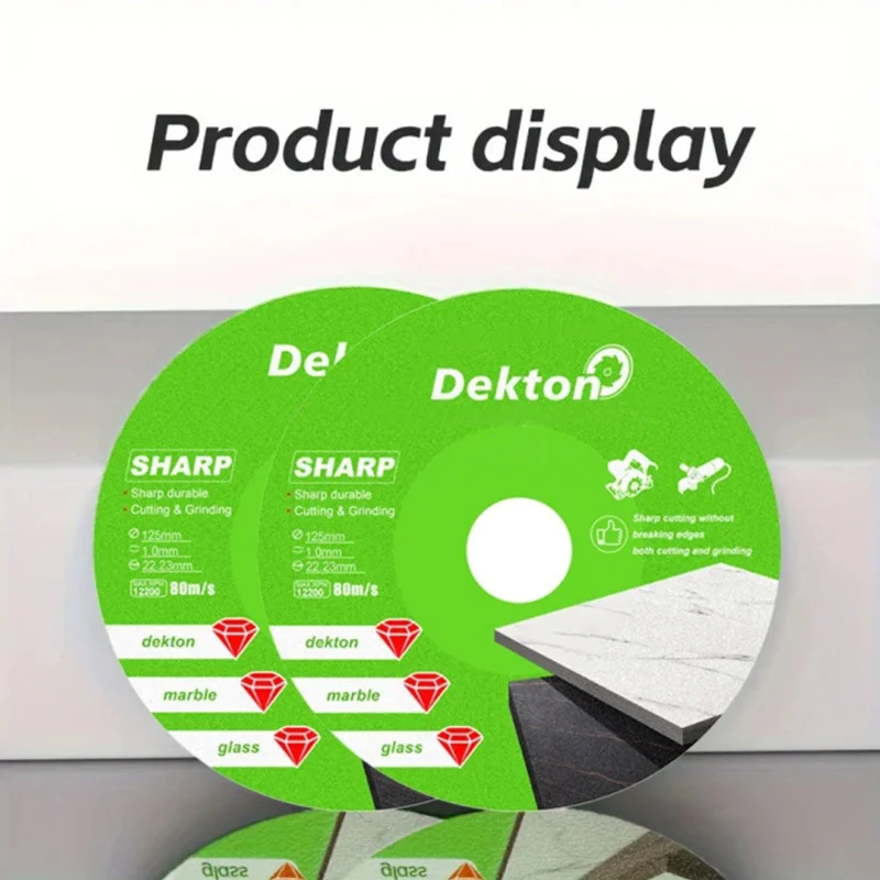 100/115/125mm Rock Board Diamond Saw Blade for Cutting Marble, Granite, Quartz, Slate, Jade, Ceramic Tiles