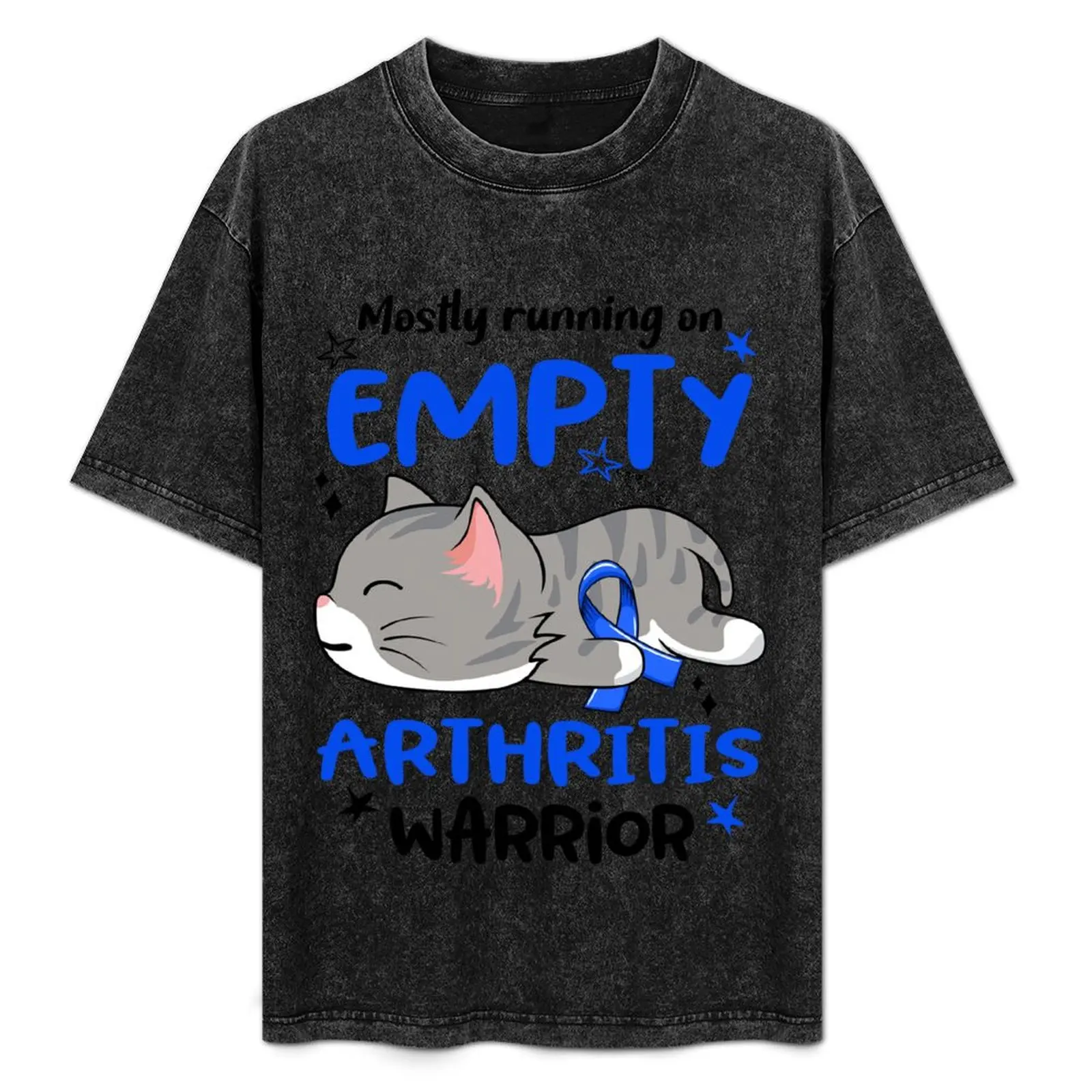 

Arthritis Awareness, Mostly Running on Arthritis Warrior T-Shirt Big and Tall Casual T-Shirt