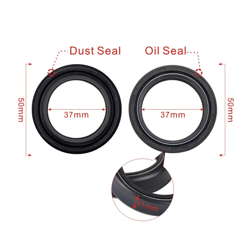 37x50x11 Oil Seal 37 50 Dust Seal Spring For Honda XL500R XL500 XR500R XR500 CX500 CX500TC Turbo 500 FT500 Ascot XL XR CX 500