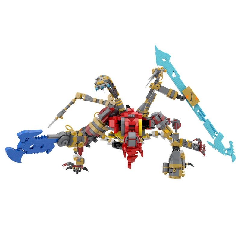 

MOC Classic Game Zeldaed Calamity Ganon Building Blocks Assembly Model with Support Stand Game Series Monster Bricks Toy Gift