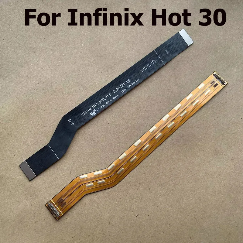 New For Infinix Hot 30 Connector PCB Mainboard New Main Board Flex Cable Motherboard Replacement Spare Parts X6831