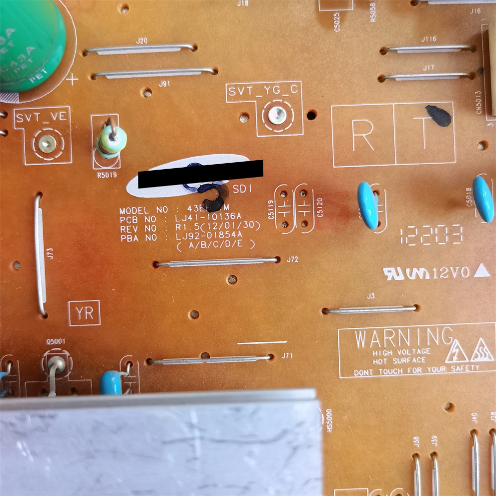 プラズマとメインボード、テレビに適しています、Y-SUS、ps43e450a1r、ps43e490b、pn43e440a2fxza、pn43e450a1f、LJ41-10136A、LJ92-01854A