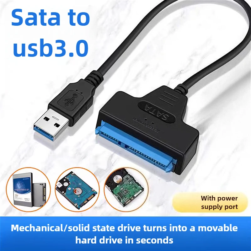 

MINGCVIL USB 3.0 To Sata Cable For 2.5 Inch External HDD SSD Hard Drive Adapter SATA To USB Hard Disk Adapter Cable