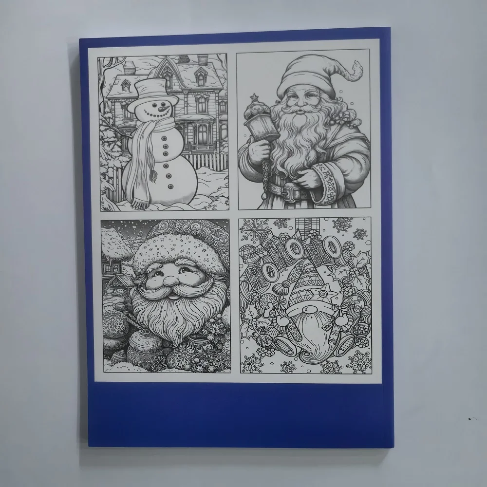 Książka do kolorowania o świątecznym motywie bałwana - wesołe edukacyjne gry do malowania i rysowania dla nastolatków