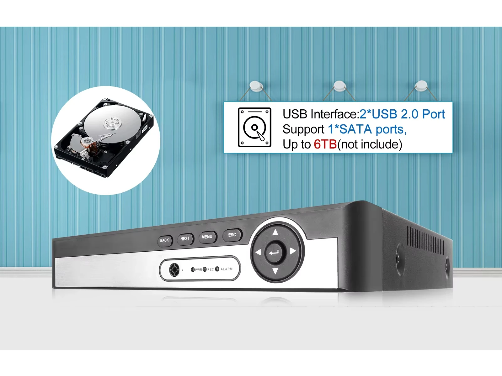 Techage H.265 8CH PoE NVR UHD 4K 8MP 5MP 4MP 1080P شبكة مسجل فيديو لنظام المراقبة تتبع الوجه كاميرا الأمن