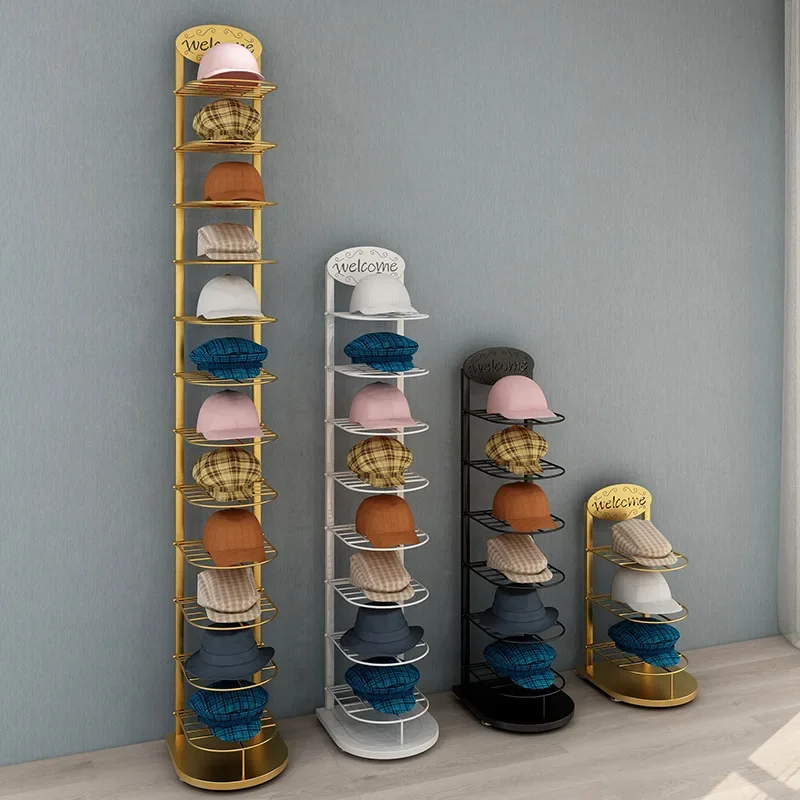 Clothing store display , hat  storage  children's mother and baby store,  hat support, hat holder, adult