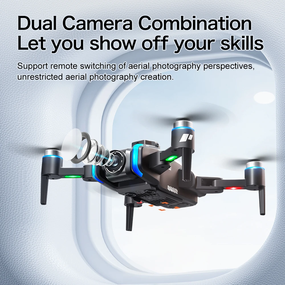 XT808 GPS WIFI Transmission Professional Aerial Camera Medium Size with Servo, Pan Tilt, Optical Flow Positioning, Anti Shake