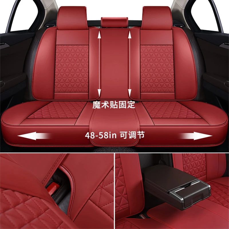 High Quality Thick Napa Leather 5 Seats Universal Car Seat Covers Fit Pickup Hilux Tundra Tacoma Ranger F150
