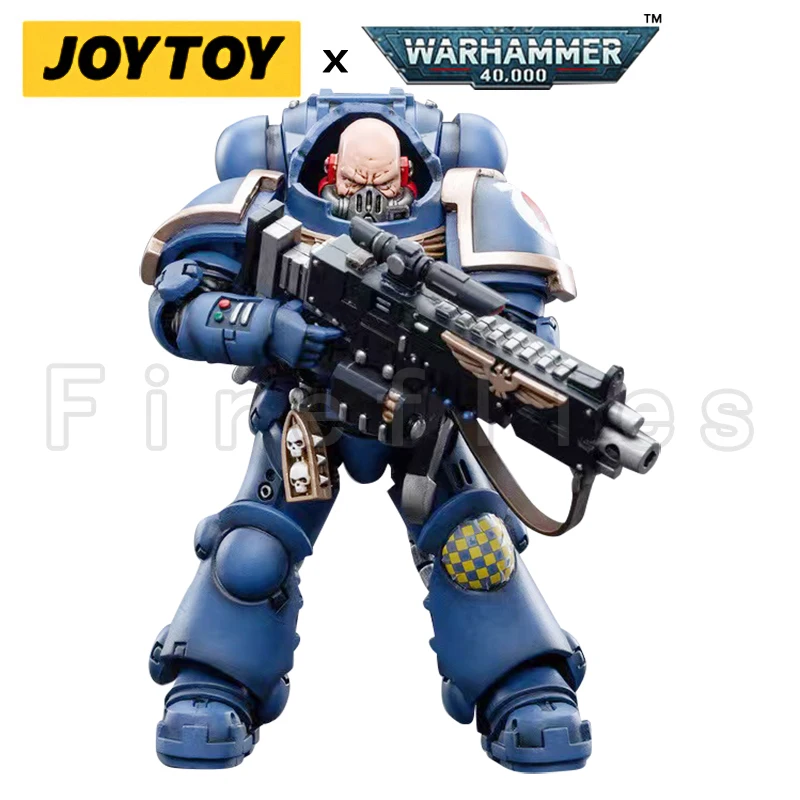 Figura de acción JOYTOY 1/18 (3 unids/set) juguete modelo de Anime de intercesor pesado de 40K