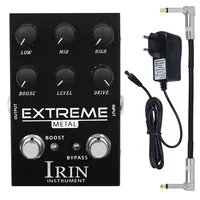 IRIN EXTREME distorsión de Metal AN-42 Pedal de efectos de guitarra Pedal de efectos Overdrive de alta ganancia piezas de accesorios de guitarra eléctrica