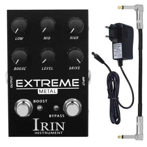 IRIN EXTREME distorsión de Metal AN-42 Pedal de efectos de guitarra Pedal de efectos Overdrive de alta ganancia piezas de accesorios de guitarra eléctrica