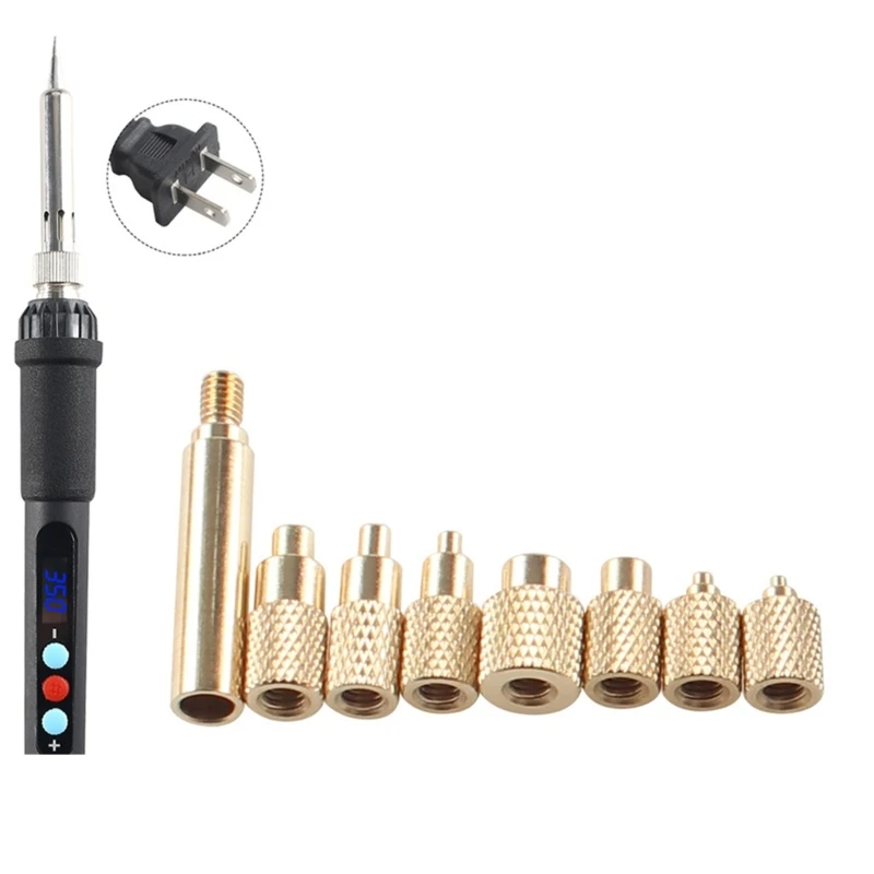 

Комплект пресс-головки для винтов с внутренней резьбой и паяльника M2M3M4M5M6M8 C1FD