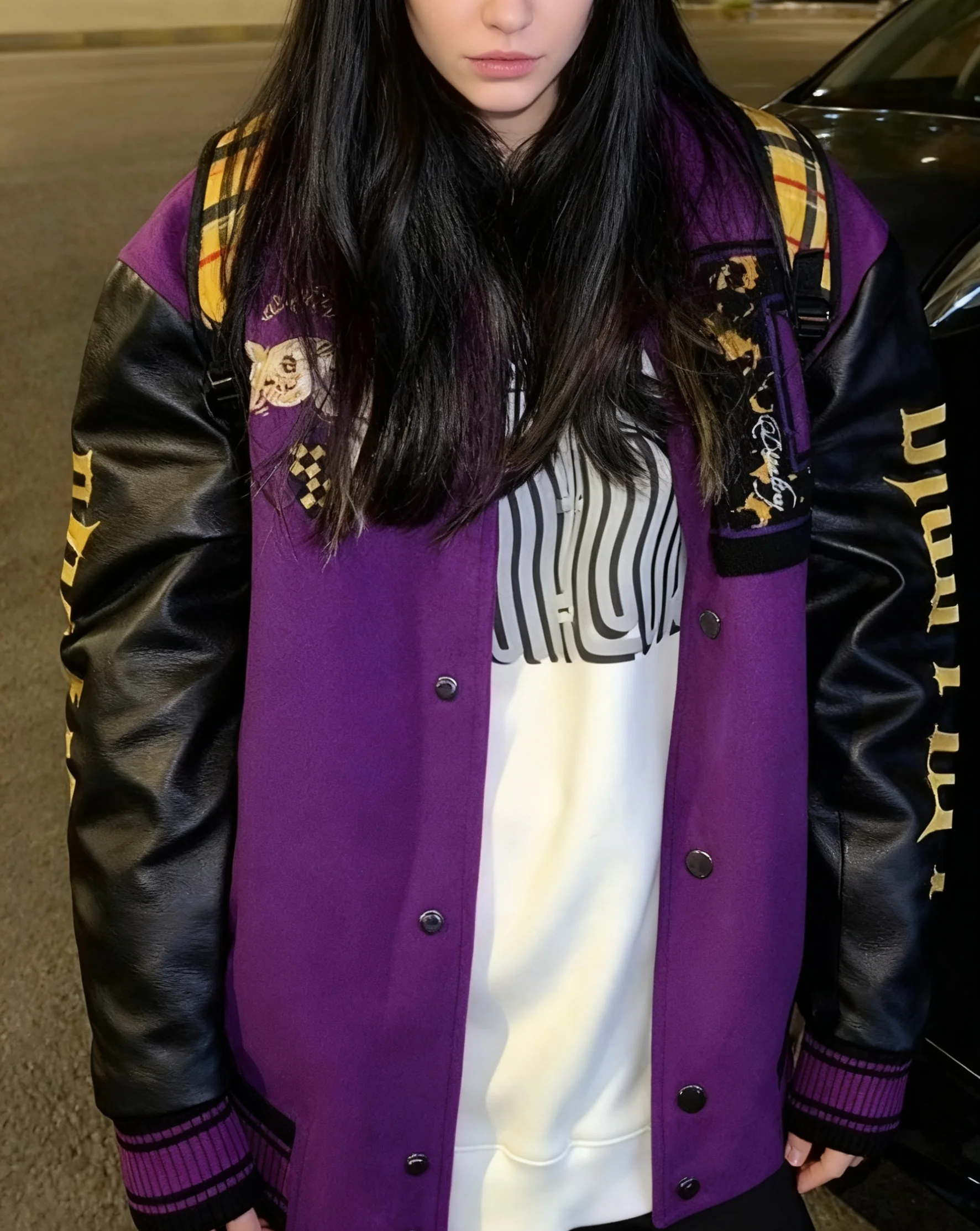 

Baseball Jackets Woman Royal Blue Womens Summer Feather Patched Drawstring Stretchy Crop Hollowed Harajuku Ginger Lace Fishbone