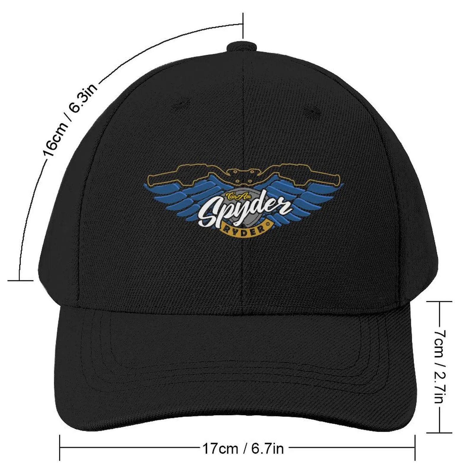 Can-Am Spyder Blue Wings Baseball Cap Thermal Visor Hat Man For The Sun Ladies Men's