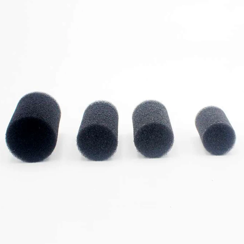 Protección cubierta de filtro de acuario camarones algodón pecera red estanque esponja protectora 8,7x5cm bioquímico práctico