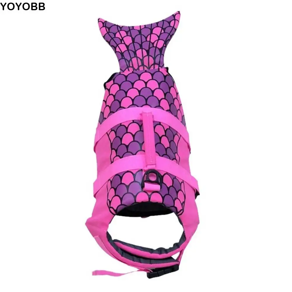 

Adjustable Pet Life Jacket Breathable Waterproof Dog Swimming Vest Mermaid Shark Shape Puppy Summer Swimwear for Cats and Dogs
