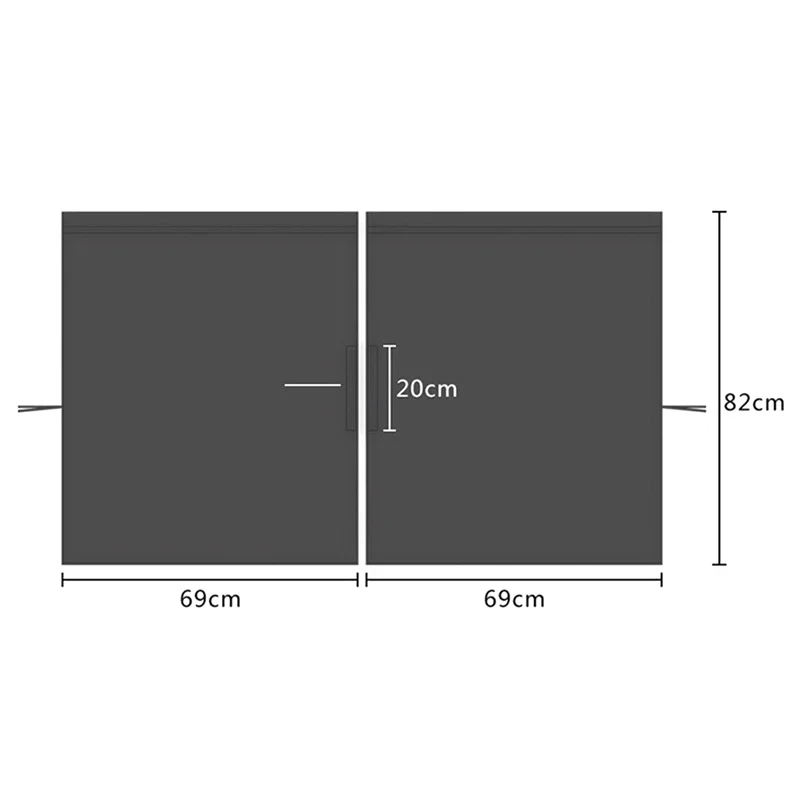 Car Privacy Curtains Universal Car Divider Curtain Between Rear Seat Auto Blackout Curtains Car Sun Shades Side Window Covers