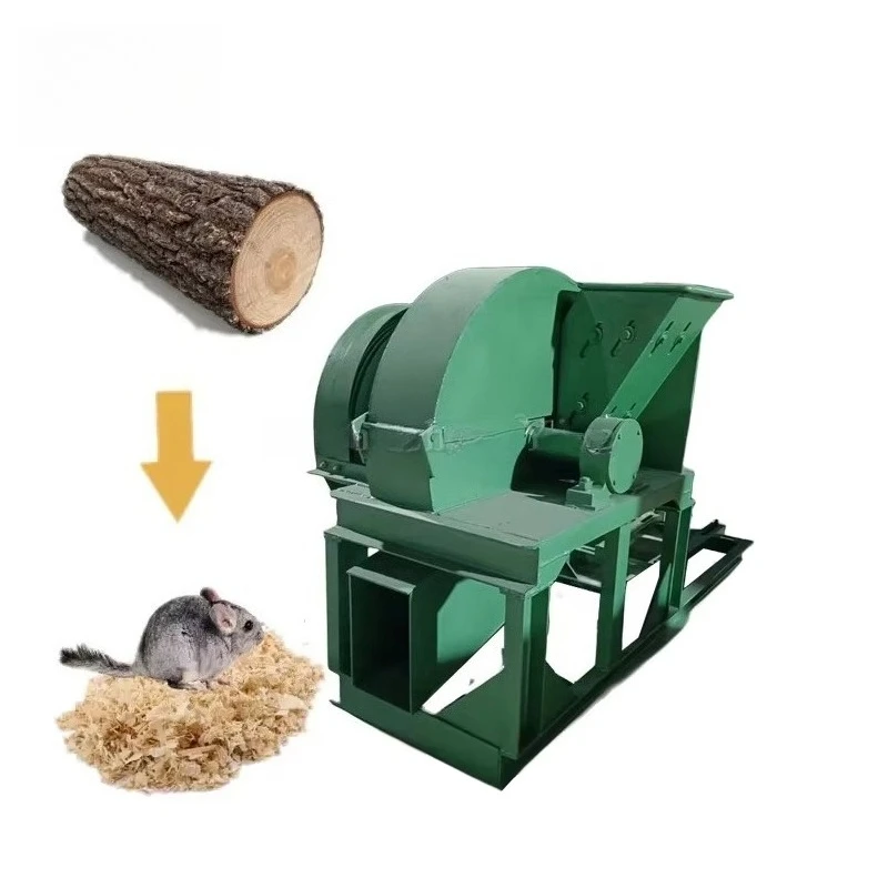 

Деревообрабатывающее оборудование: Измельчитель древесины, веток, бамбука, с функцией производства опилок