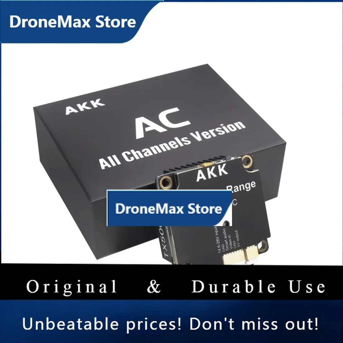 DroMaAKK Ultra Long Range All Channels Version 5W 4.9G-6G Ultra Wide Band 96CH VTX