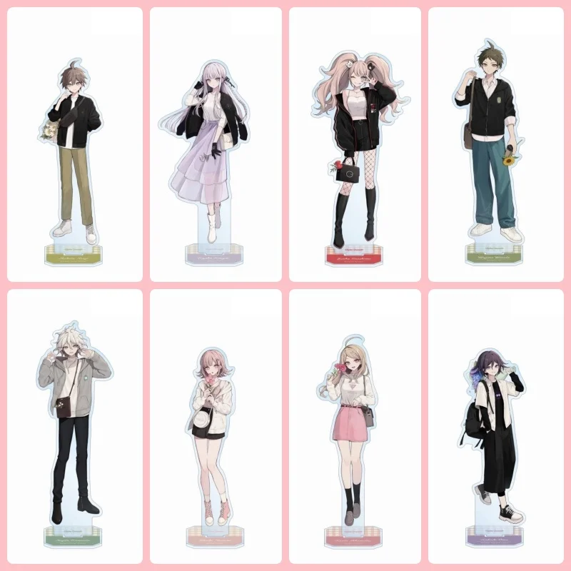 Danganronpa V3 Akamatsu Kaede Ouma Kokichi Shuichi Saihara Nanami Chiaki Acrylic Stand Doll Anime Figure keychain Toy 15CM