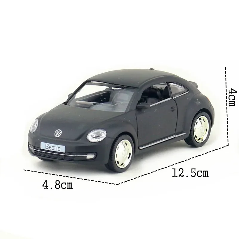 Die Casts Collectible Model Cars Static Alloy Vintage Car Birthday Gift 1:36 NEW BEETLE Toys for Children Home Decor