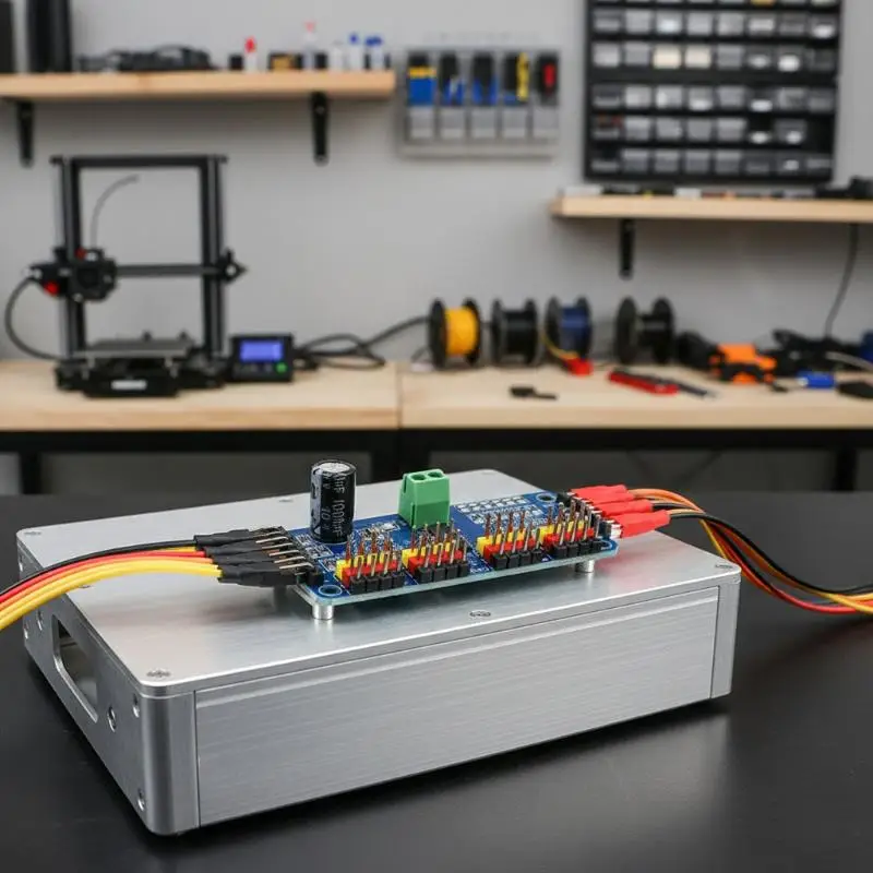 16 Channel PWM Servo Drive Board Robot Controller IIC Interface Driver Module PCA9685 For Raspberry Pi  Projects