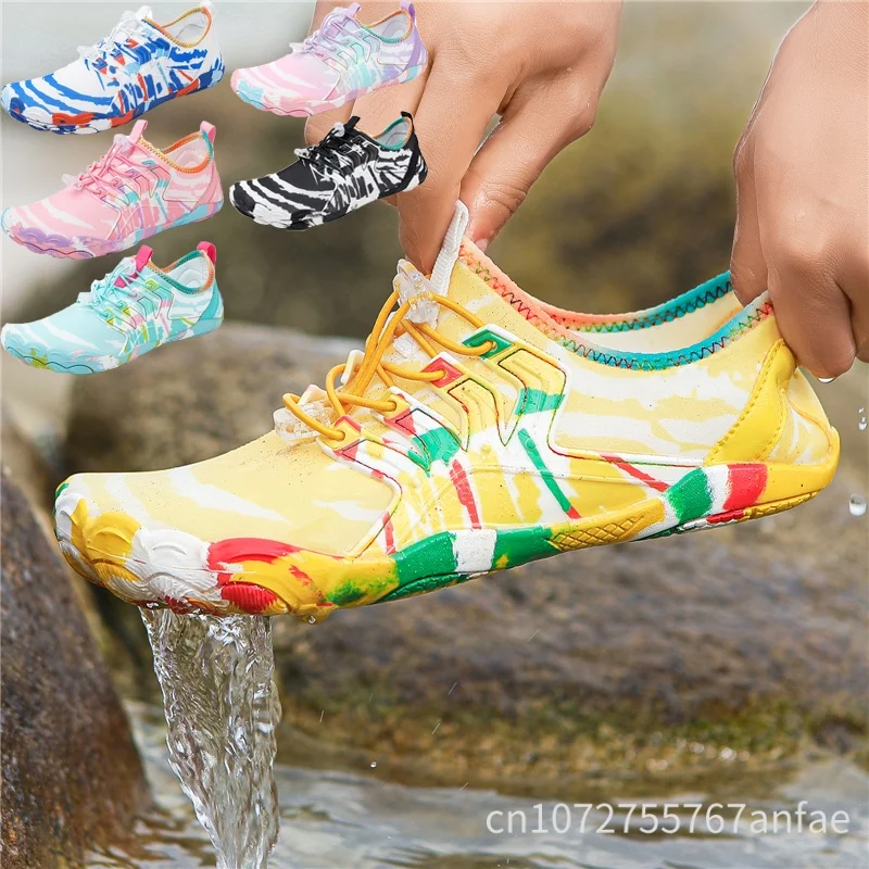 

Parent-child Quick Dry Water Shoes Beach Barefoot Shoes Lightweight Sneakers Mens Hiking Surfing Boating Fishing Shoes Non-slip