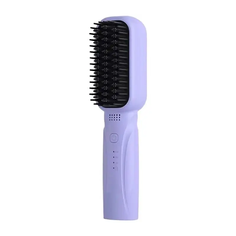

A94E-Multifunction Professional Electric Hot Comb, Quick Heating Hair Straightener And Hairstyle Brush For Personal Care