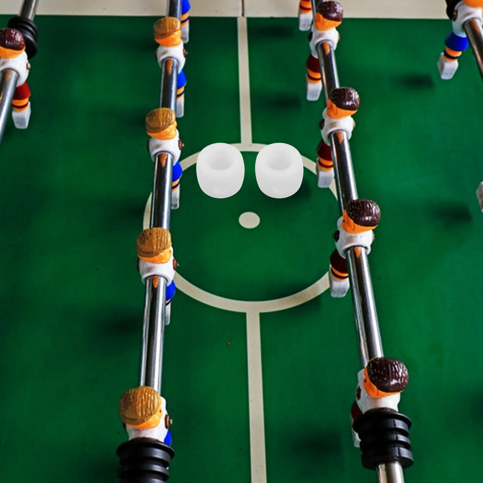 

10Pcs Foosball Table Locator Rings Plastic Stop Rings Positioning Tools Replacement Parts Accessories for Standard Table