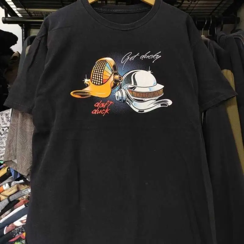 

Новая футболка Daft Punk Duck для фанатов S 5XL SG148