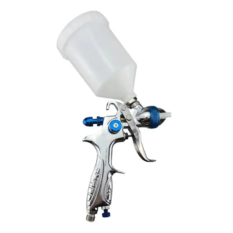 

Professional HVLP Pneumatic Spray Gun Aluminum Alloy 600ml OEM Decorative Leather Automotive Finishing Gravity Air