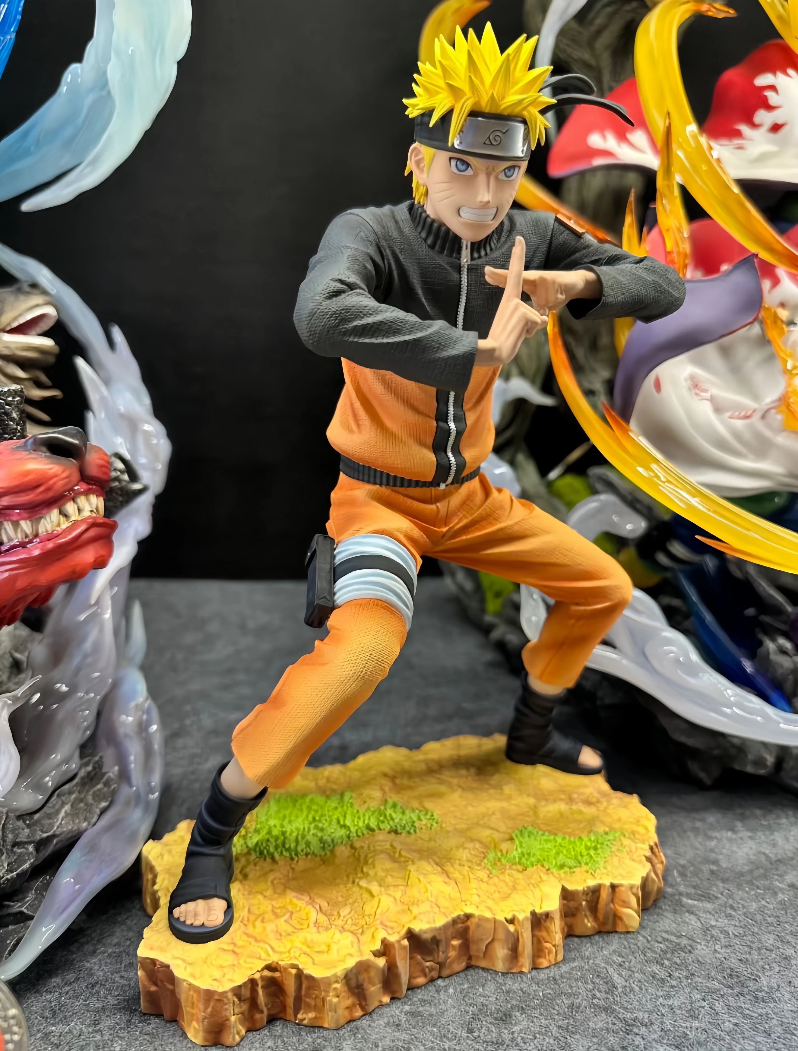 25 cm Actionfigur – Uzumaki PVC-Modell Statue Anime Schreibtischdekoration Sammlung Spielzeug Geschenk zum Geburtstag